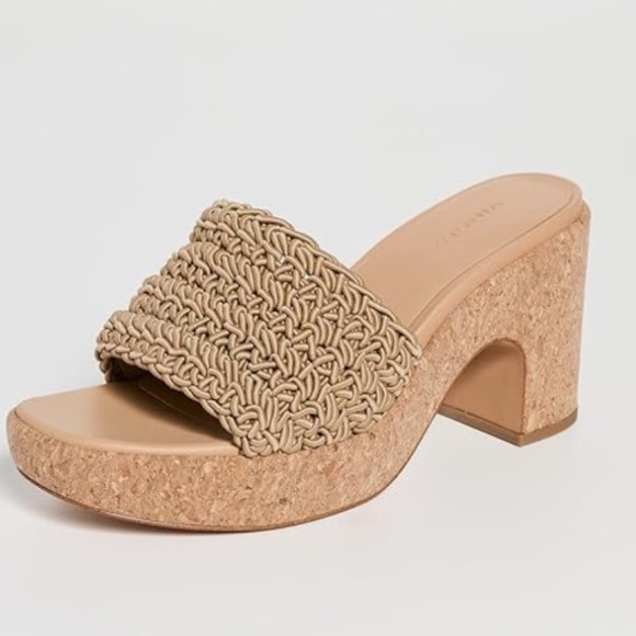 Vince Nicki Crochet Platform Sandal - Size 7.5 M New! - Picture 2 of 11
